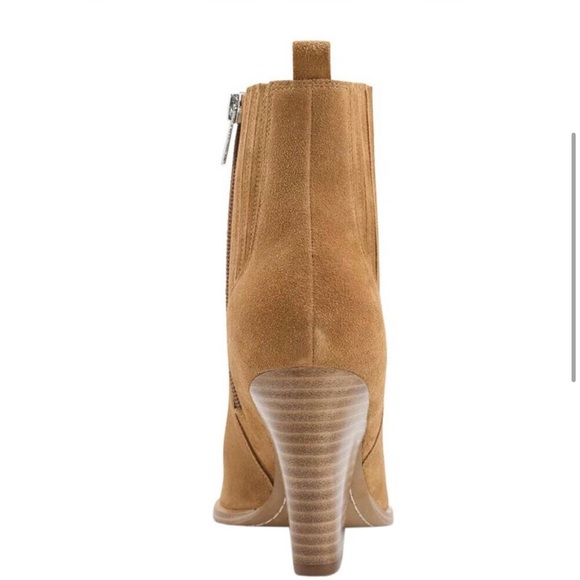 Marc Fisher LTD Women’s Mariel Bootie. Size 6. Cognac. - Picture 4 of 11